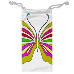 Color Butterfly  Jewelry Bag