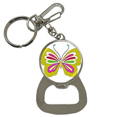 Color Butterfly  Bottle Opener Key Chain by Colorfulart23