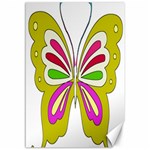 Color Butterfly  Canvas 12  x 18  (Unframed) 11.88 x17.36  Canvas - 1