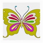 Color Butterfly  Glasses Cloth (Medium, Two Sided) Front