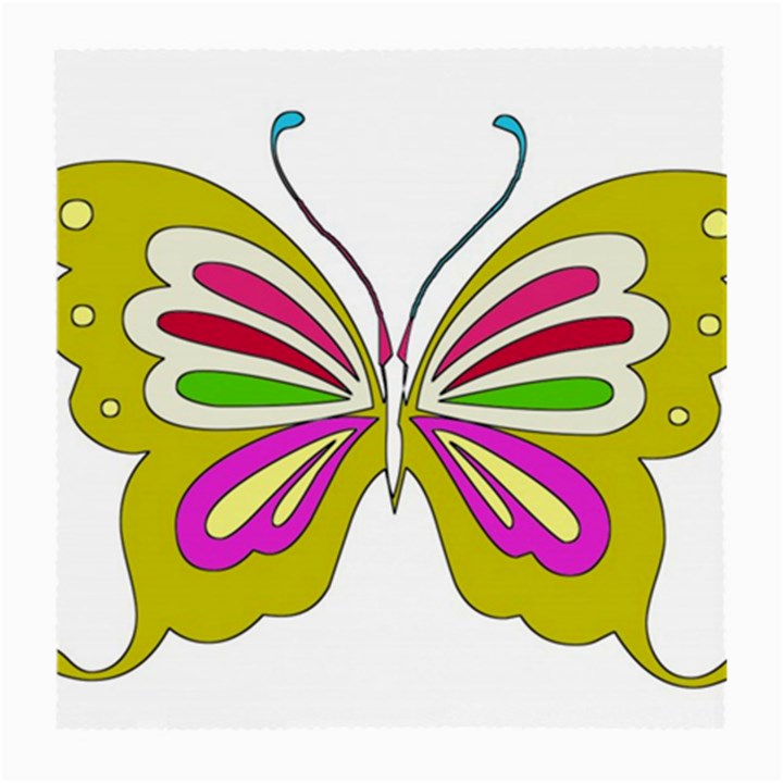 Color Butterfly  Glasses Cloth (Medium, Two Sided)