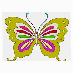 Color Butterfly  Glasses Cloth (large) by Colorfulart23