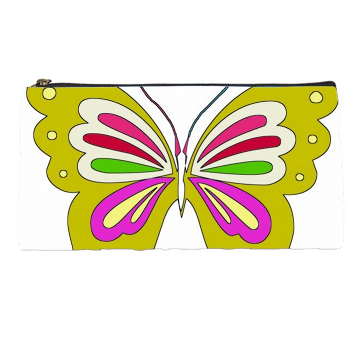 Color Butterfly  Pencil Case