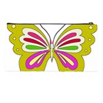 Color Butterfly  Pencil Case Back