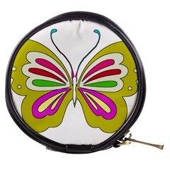 Color Butterfly  Mini Makeup Case by Colorfulart23