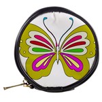 Color Butterfly  Mini Makeup Case Back