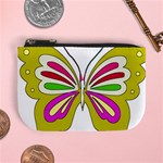 Color Butterfly  Coin Change Purse Front