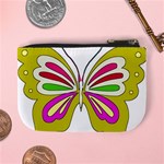 Color Butterfly  Coin Change Purse Back