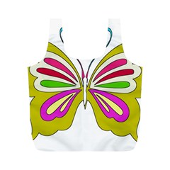 Color Butterfly  Reusable Bag (m) by Colorfulart23