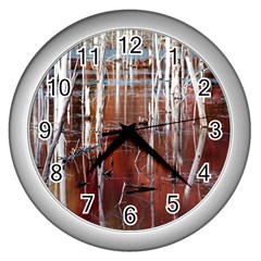 Swamp2 Filtered Wall Clock (silver)