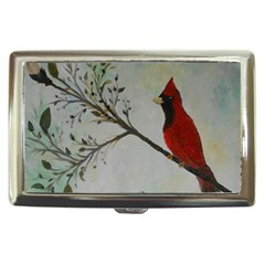 Sweet Red Cardinal Cigarette Money Case by rokinronda