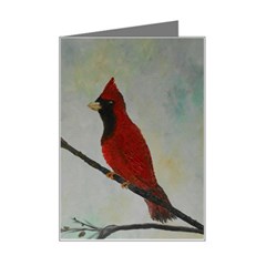 Sweet Red Cardinal Mini Greeting Card