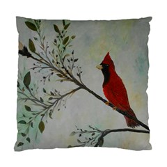 Sweet Red Cardinal Cushion Case (single Sided)  by rokinronda