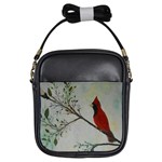 Sweet Red Cardinal Girl s Sling Bag Front