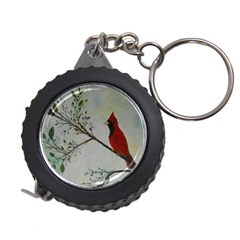 Sweet Red Cardinal Measuring Tape by rokinronda