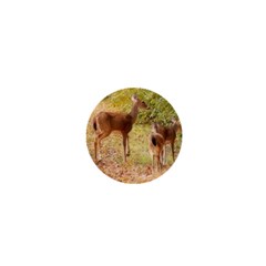 Deer In Nature 1  Mini Button by uniquedesignsbycassie