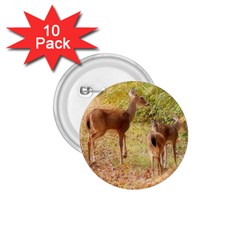 Deer In Nature 1 75  Button (10 Pack)