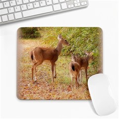 Deer In Nature Large Mouse Pad (rectangle) by uniquedesignsbycassie