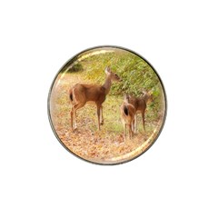 Deer In Nature Golf Ball Marker (for Hat Clip) by uniquedesignsbycassie