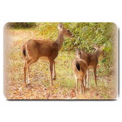 Deer In Nature Large Door Mat