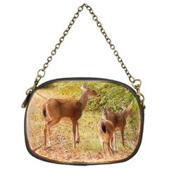 Deer In Nature Chain Purse (one Side) by uniquedesignsbycassie