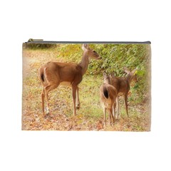 Deer In Nature Cosmetic Bag (large)