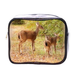 Deer In Nature Mini Travel Toiletry Bag (one Side) by uniquedesignsbycassie