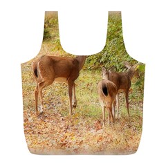 Deer In Nature Reusable Bag (l)