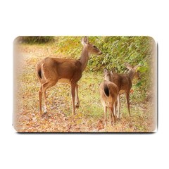 Deer In Nature Small Door Mat by uniquedesignsbycassie