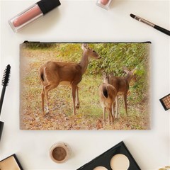 Deer In Nature Cosmetic Bag (large)