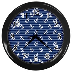 Boat Anchors Wall Clock (black) by StuffOrSomething