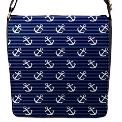 Boat Anchors Flap Closure Messenger Bag (small)