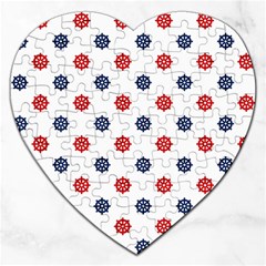 Boat Wheels Jigsaw Puzzle (heart)