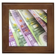 Just Gimme Money Framed Ceramic Tile