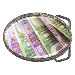 Just Gimme Money Belt Buckle (oval)