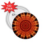 Flaming Sun 2.25  Button (100 pack) Front