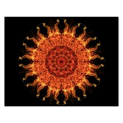 Flaming Sun Jigsaw Puzzle (rectangle)