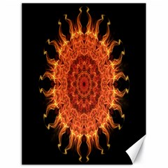 Flaming Sun Canvas 18  X 24  (unframed) by Zandiepants