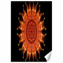 Flaming Sun Canvas 20  X 30  (unframed) by Zandiepants