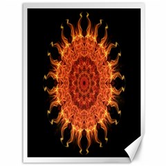 Flaming Sun Canvas 36  X 48  (unframed) by Zandiepants