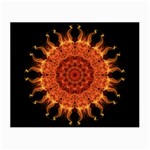 Flaming Sun Glasses Cloth (Small, Two Sided) Front