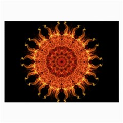 Flaming Sun Glasses Cloth (large) by Zandiepants