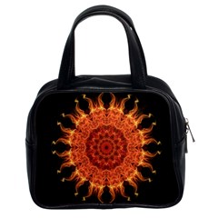 Flaming Sun Classic Handbag (two Sides) by Zandiepants