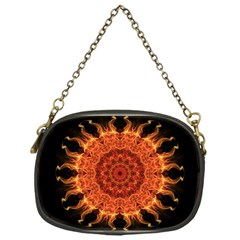 Flaming Sun Chain Purse (one Side) by Zandiepants