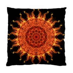 Flaming Sun Cushion Case (single Sided)  by Zandiepants