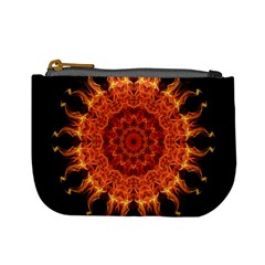 Flaming Sun Coin Change Purse by Zandiepants