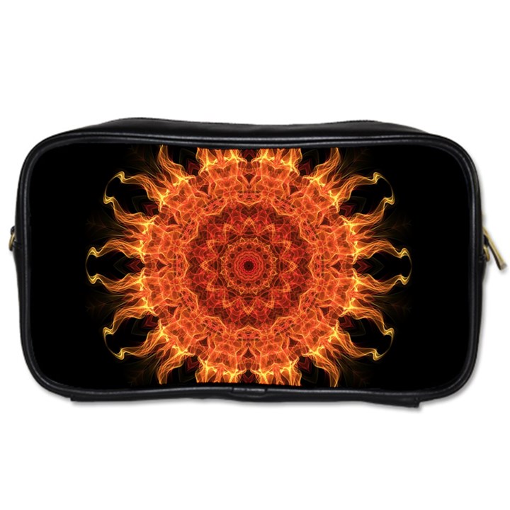 Flaming Sun Travel Toiletry Bag (One Side)