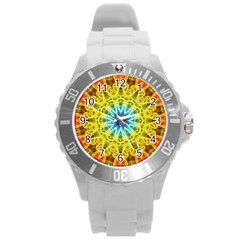 Flower Bouquet Plastic Sport Watch (large) by Zandiepants