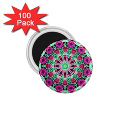 Flower Garden 1 75  Button Magnet (100 Pack) by Zandiepants