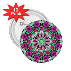 Flower Garden 2 25  Button (10 Pack)